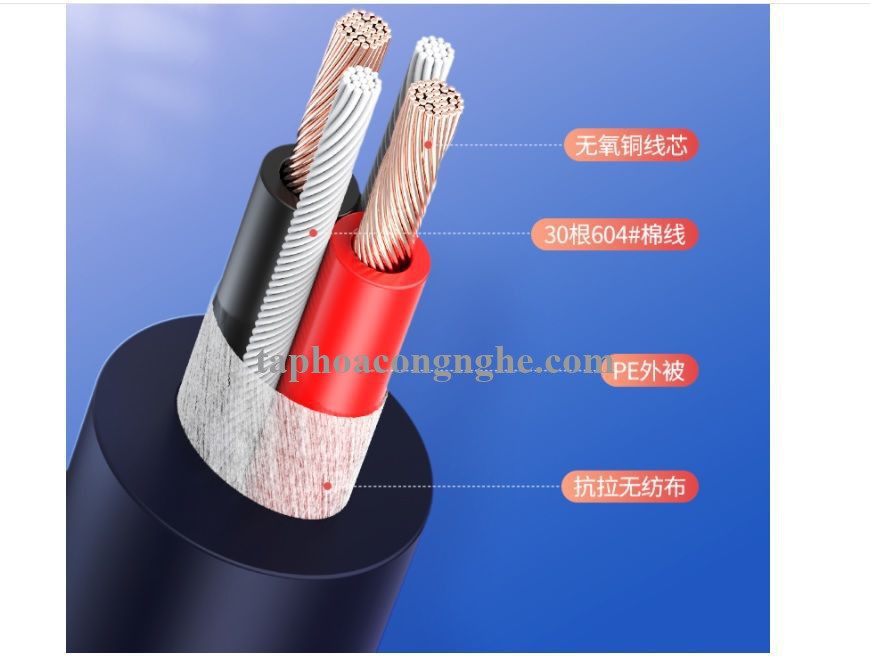 Ugreen 80165 100m 2c x 2.5mm² Cuộn cáp âm thanh HiFi ngoài trời dùng cho sân khấu av159 30080165